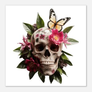 Poster d'art à encadrer 70x70 cm /  Peinture unique