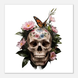 Poster d'art à encadrer 70x70 cm / peinture unique