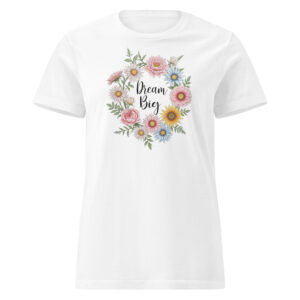 T-shirt classique coton blanc softstyle femme - DTG Impression direct sur le tissu
